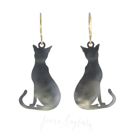 Unique artisan handcrafted Cat jewelry | Jenne Rayburn
