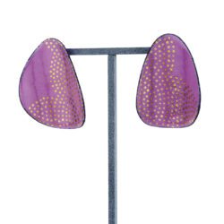 Jenne Rayburn_enamel_earrings folded dot abstract