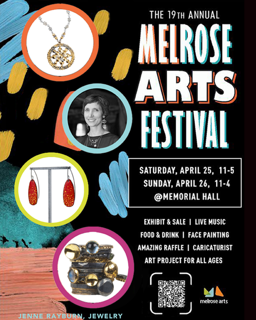2026 Melrose MA Arts Festival with Jenne Rayburn