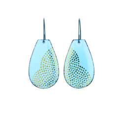 blue-cyan-enamel-flat drop-earrings-Jenne Rayburn
