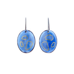 blue-enamel-oval-earrings-Jenne-Rayburn