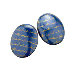 blue-navy-enamel-oval-earrings-Jenne Rayburn