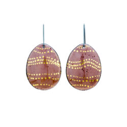 brown-mink-enamel-drop-earrings-Jenne Rayburn