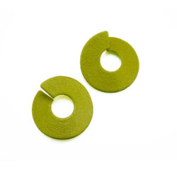 chartreuse-enamel-circle-earrings-Jenne Rayburn