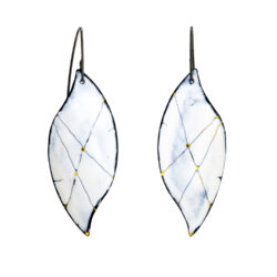 earrings-enamel-twist-leaf-white-jenne rayburn