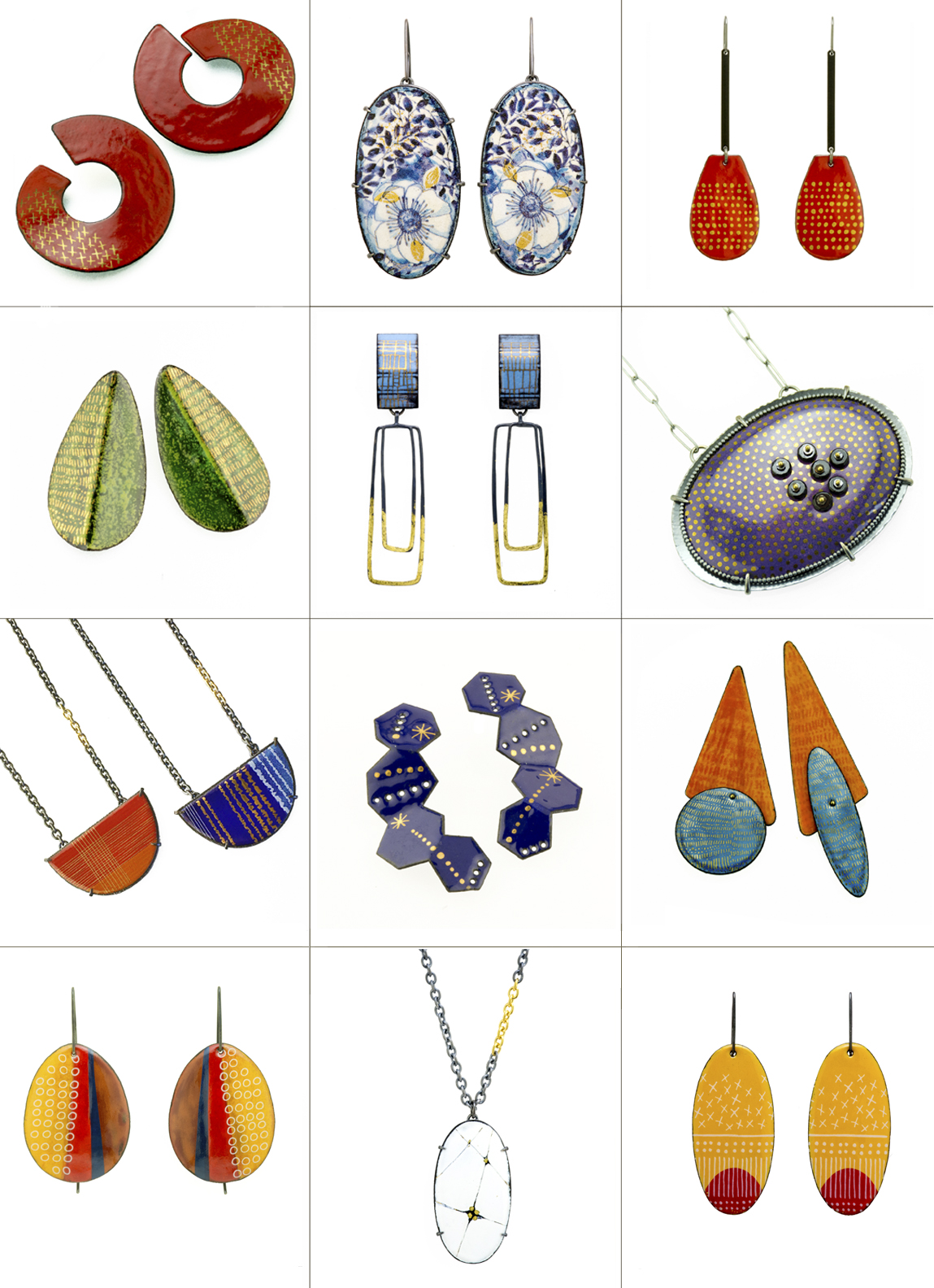 enamel-earrings-necklaces-jewelry-Jenne Rayburn