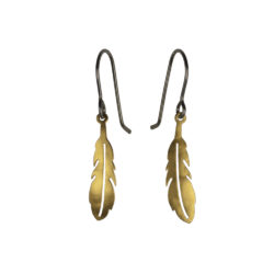 Jenne Rayburn | Golden Feather Earrings