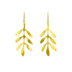 gold-olive-branch-earrings-handmade-jenne rayburn