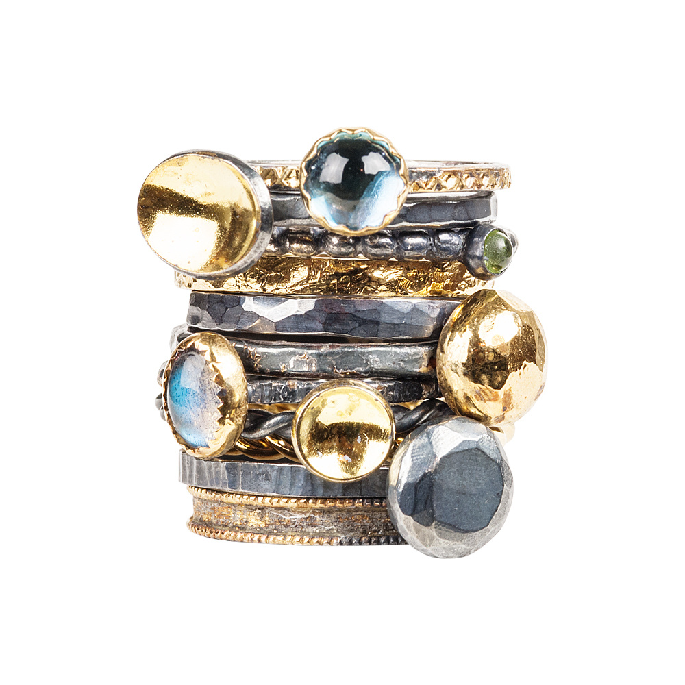 gold-silver-gemstone-stacking-ring-jenne rayburn