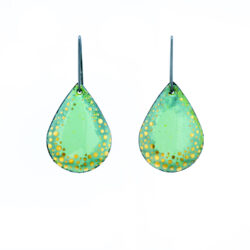 green-mint-enamel-teardrop-earrings-Jenne Rayburn