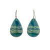 green-teal-enamel-teardrop-earrings-Jenne Rayburn