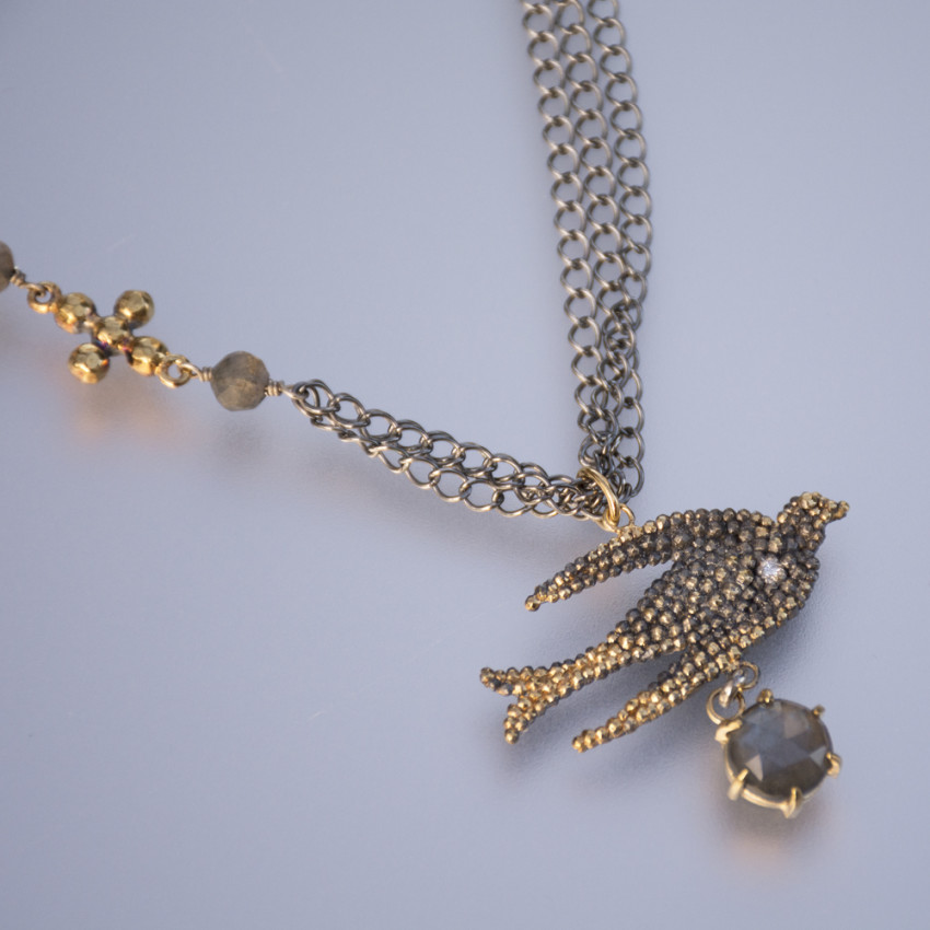 necklace-bird-silver-gold-labradorite-jenne rayburn 5
