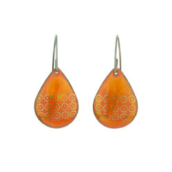 gold-orange-enamel-teardrop-earrings-jenne rayburn