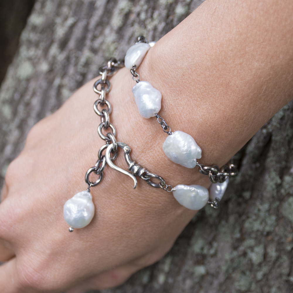 pearl-wrap-bracelet-modern-chain-jenne rayburn