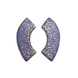 purple-enamel-post-earrings-Jenne Rayburn