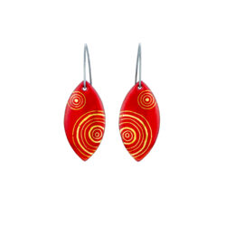 red-enamel-marquise-earrings-Jenne Rayburn