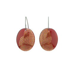 red-enamel-oval-earrings-Jenne Rayburn