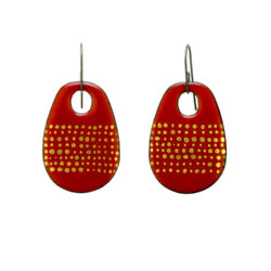 red-enamel-tablet-earrings-Jenne Rayburn