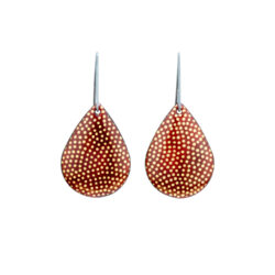 red-maroon-enamel-teardop-earrings-Jenne Rayburn-72088