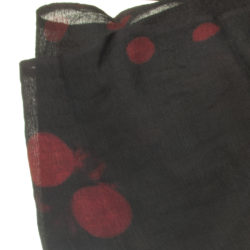 wool-scarf-red-dot-shibori-jenne rayburn